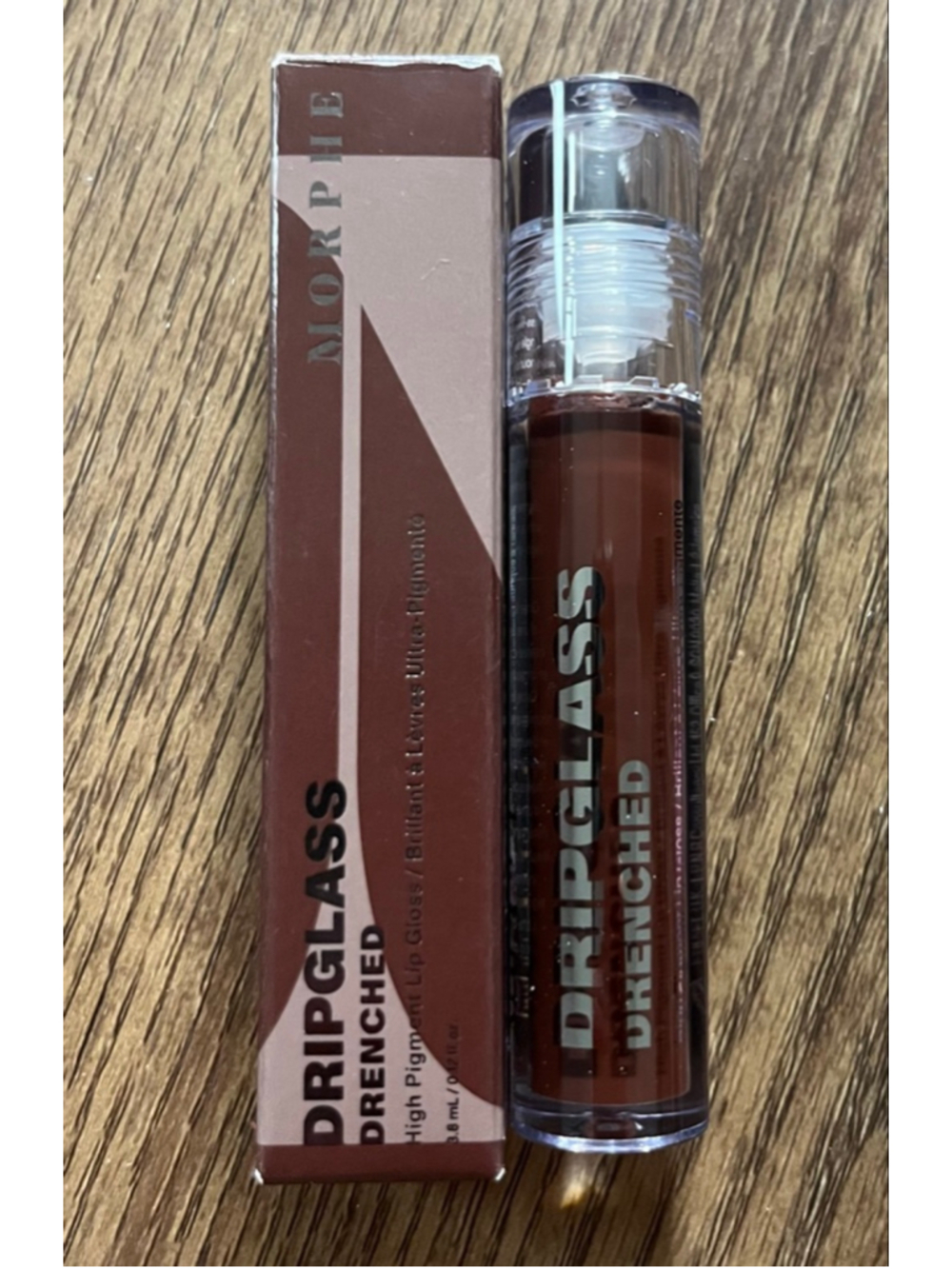 Morphe NWT dripglass drenched lip gloss cocoa melt